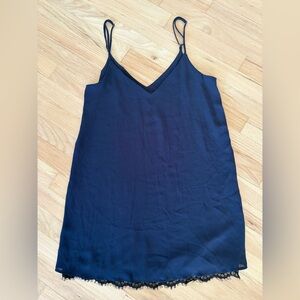 Lulu's Navy Blue Slip Dress